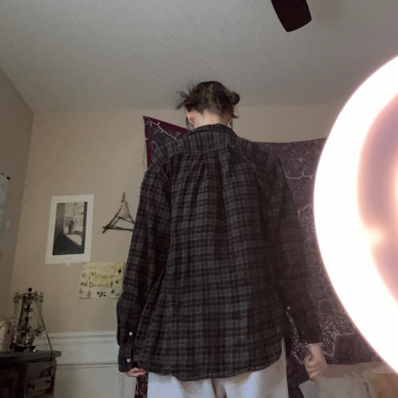 Cozy multi colored flannel shirt - Picture 3 of 5